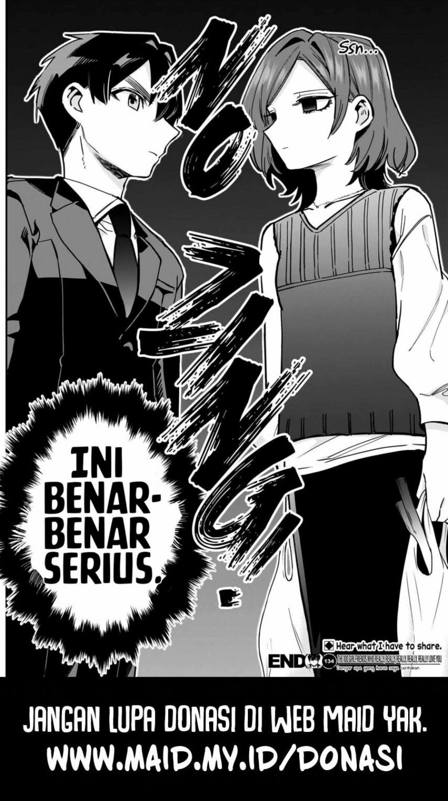 Kimi no Koto ga Dai Dai Dai Dai Daisuki na 100-ri no Kanojo chapter 134